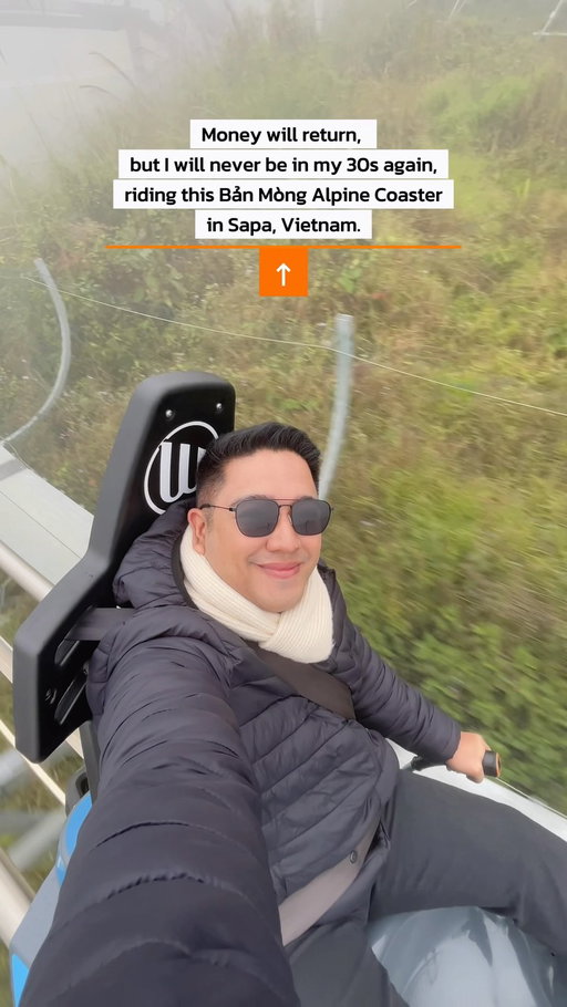 Money will return, but I will never be in my 30s again, riding this Bản Mòng Alpine Coaster in Sapa, Vietnam. 🎢⛰️

The Bản Mòng Alpine Coaster in SaPa is the perfect mix of thrill and scenery. It is like a roller coaster ride through nature’s masterpiece! With every twist and turn, you’re surrounded by stunning mountain views and fresh air. Buckle up for an adventure you’ll never forget! Save this video and include this to your Sapa travel bucket list.

🏷️ RATES:
- Adults: 200,000 VND ($7.9)
- Children (under 1.35 m): 100,000 VND ($3.9)
- Extra rides: 50% discount for the next ride

📍 Group 3, Cau May Ward, Sapa Town, Lao Cai, Vietnam. 

#foodtripbakamo #sapavietnam #sapa #vietnamtrip #việtnam #banmong #alpinecoaster