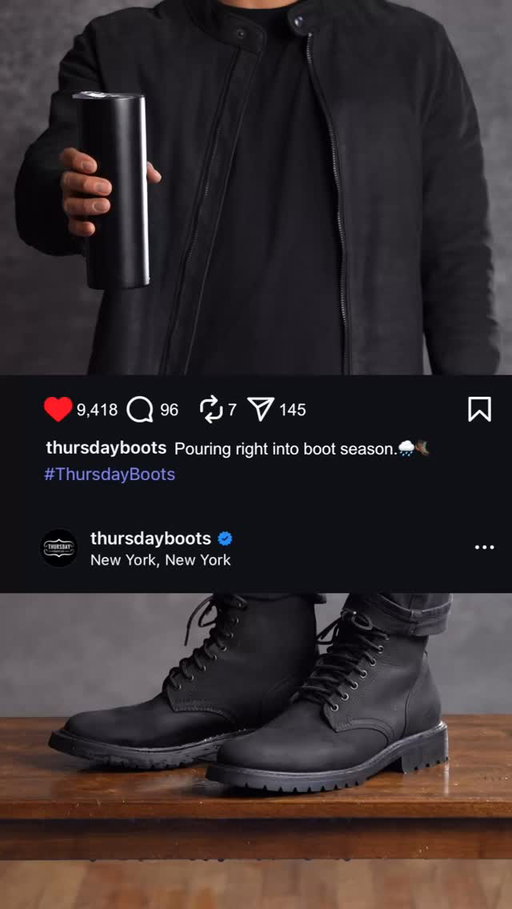Sometimes the answer is a quick pour. 🫗💦
#ThursdayBoots
#BootSeason
#MensBoots