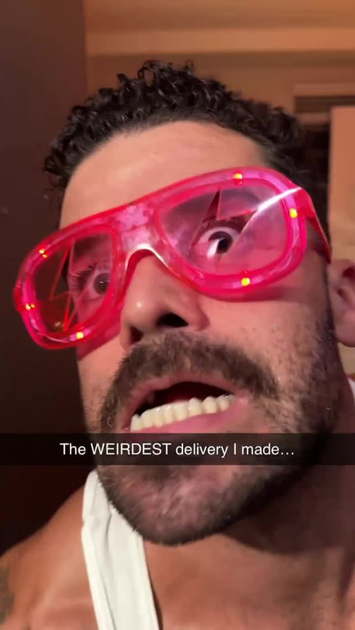 WEIRDEST food delivery ever… #comedy #rave #plur #edc #doyouhaveanywater #edm #housemusiclovers