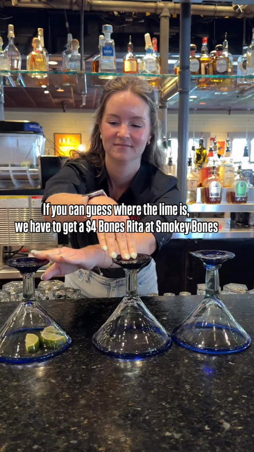 If you can guess where the lime is… you owe me a $4 Bones Rita 🍹😏