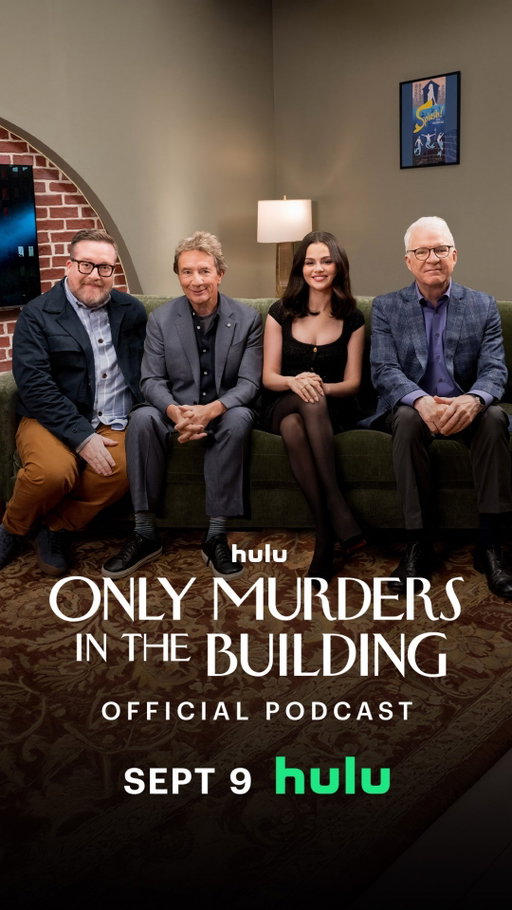 Let's talk murder. 🎙️ The Only Murders Official Podcast is here, hosted by @mccisnauseous.
 
Every week, Michael will take fans behind the scenes of Only Murders in the Building Season 5—unpacking each episode with the cast and crew through never-before-heard stories, hidden details, and playful on-set moments that celebrate the mystery, comedy, and charm of the Arconia. Listen wherever you get your podcasts.
 
Season 5 of #OMITB premieres September 9 on @hulu and with #HuluOnDisneyPlus.