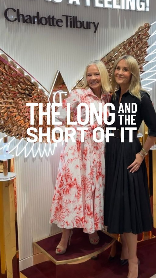 AD THE LONG & THE SHORT OF IT LOOK FLAWLESS WITH CHARLOTTE TILBURY

If you know one thing about Jo and I, apart from our height disparity is that she’s all about the glow and I am strictly matte, so who better to answer all of our makeup needs than @charlottetilburymakeup ? You can get a free foundation matching service at any store and walk away with a mini dram of your chosen colour and finish. For me it is all about the newly reformulated Airbrush Flawless Foundation, a weightless blurring full coverage foundation, finished with the brand-new Airbrush Flawless Setting Spray Matte Blur to make sure everything stays looking good for 16 hours. For Jo it is Beautiful Skin Foundation for a gorgeous glow and finished with the iconic and original Airbrush Flawless Setting Spray that works as a primer and setting spray in one.

For both of us they ensure we stay looking out best from morning to night with ease.