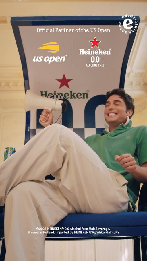 This year for the US Open, we’re saying 0.0 judgment, 0.0 reasons needed 🍻🎾 Heineken 0.0 is serving L0VE.L0VE all tournament long. Our non-alc brew in limited-edition cans were made to celebrate the game and the fans who play it their way. #Heineken00 #USOpen #NowYouCan #Ad 21+