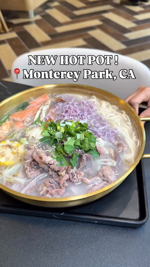 New Hot Pot spot in Alhambra @bigway.hotpot they have two locations one in Rowland Heights and this is their newest! They have a great promo right now “Guess The Pot and Eat for FREE” 

I believe it’s still in a Soft Opening but great Nee Spot located at the Atlantic Time Square first floor close to the AMC Theatre! I definitely recommend checking them out! 

@bigway.hotpot
