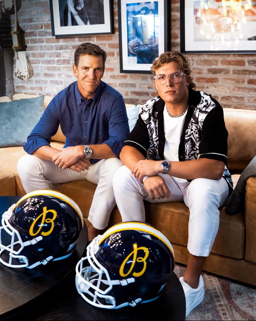 From Oxford to NYC. Welcoming @JaxsonDart to the @NFL with @Breitling.