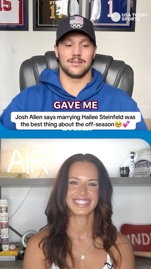 Newly wed Josh Allen loves his wife😭💍
•
•
•
 #joshallen #haileesteinfeld #buffalobills #bills #billsmafia #nfl #nflfootball #football