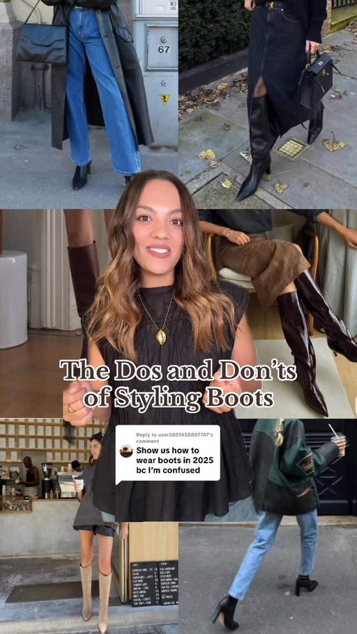 The dos and don’ts of styling boots in 2025 🤎👢🍂 Comment SHOP below to receive a DM with the link to some of my favourite ankle boots and knee-high boots for fall on my LTK ⬇ https://liketk.it/5n6EI #fallboots #styletips #ankleboots #kneehighboots #fashionhelp #stylehelp