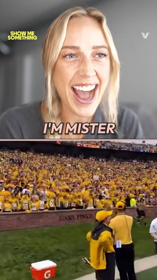 @sophie_cham and @westling.conrad are FIRED UP for the Kansas-Missouri rivalry game this weekend