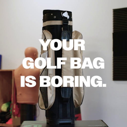 Our bags hit different... Head to our site pinsandaces.com and upgrade your golf bag today.