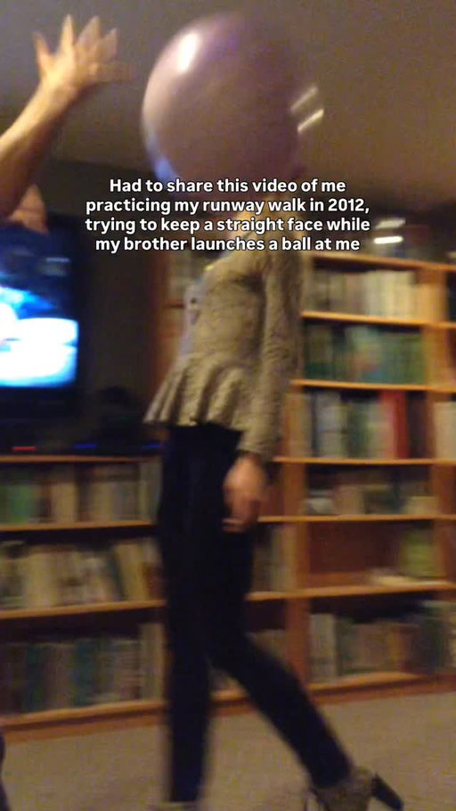 Had to repost this video again since it’s going viral on @espn right now 😅✨ @beaugants helping me train for for America’s Next Top Model long before I went on the show 😉 #runwaywalk #runwaychallenge #antm #americasnexttopmodel