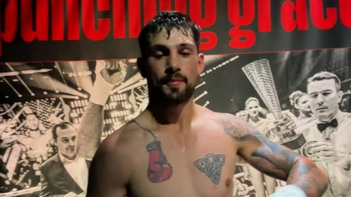 Spoke with Olympic bronze medalist @wyattsanford after he shut out Semjon Kamanin in Montreal. We spoke about his adjustment to the pros, how fast he wants to move, and his dreams of a home province fight in Halifax, Nova Scotia #boxing