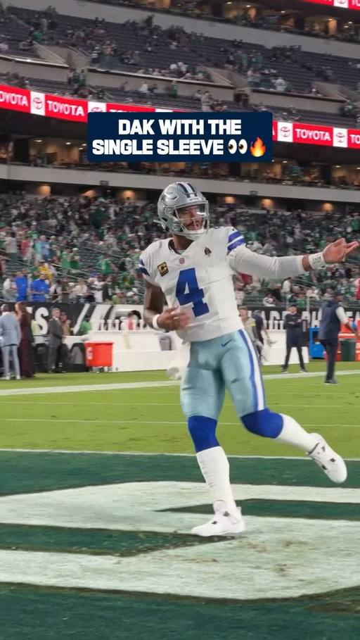 new look for Dak 👀

#DALvsPHI — 8PM ET on NBC
Stream on #NFLPlus + Peacock