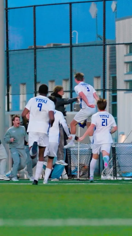 90 + 2 to equalize ‼️‼️‼️

What a time for @noah.bickford to score his first career OUA goal!

#BeBold | @tmubold 
🎥 @nathangersonedits