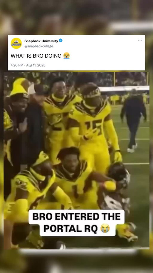 There’s always one dude 😂😭
-

#cfb #college #football #collegefootball #cfbplayoff #funny #fyp #explore