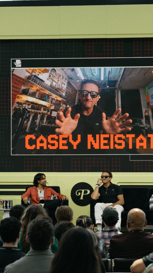 Our first surprise guest of Press Publish NYC: @caseyneistat