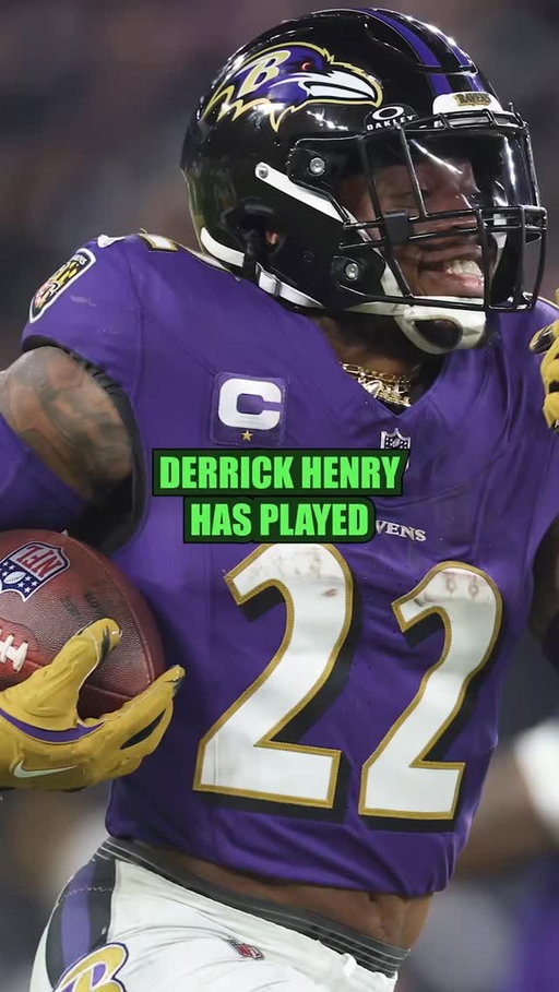 Derrick Henry has played 9 years in the NFL and is still 500 yards away from his total rushing yards in high school