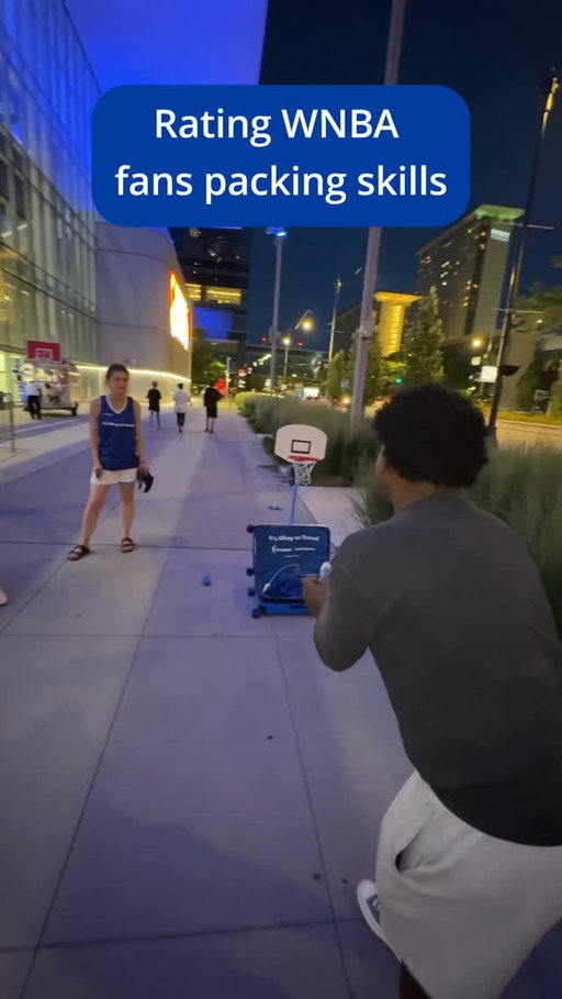 Playing the only basketball game where travel is okay.