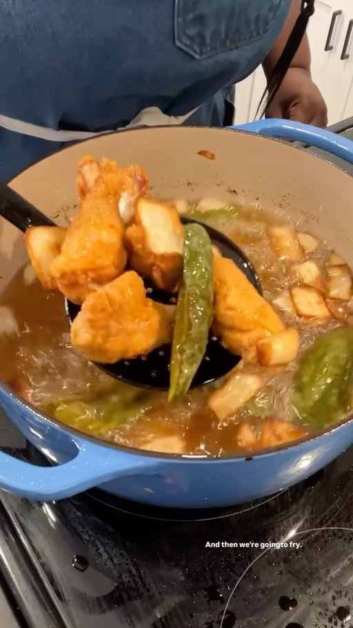 Boil then Fry Chicken ❗️This technique is definitely a no for me! 😆Too Much Work! It came up on my for you page so I wanted to try it. @ausomecreations this fried chicken seasoning of yours is 🔥 🔥 🔥 #food #easyrecipes #friedchickenwings #foodie #chicken