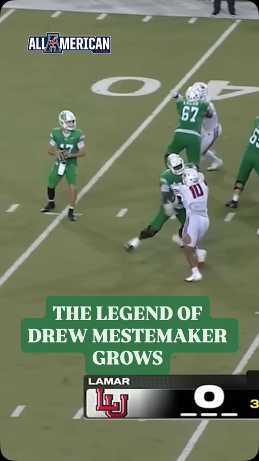 The Mean Green & Drew Mestemaker got their first DUB 🟢

#BuiltToRise #cfb #collegefootball #unt