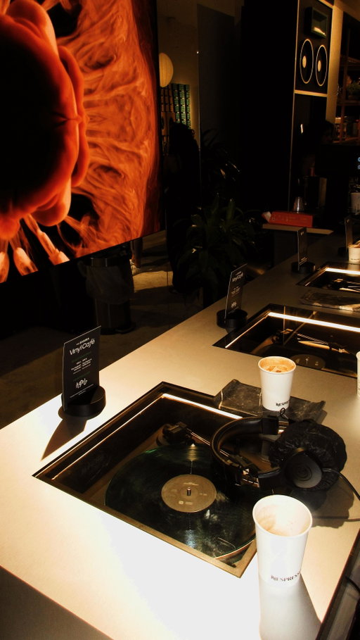 Step into the Samra Origins Vinyl Café ☕️✨

An immersive pop-up inside the Nespresso SoHo Boutique with music curated by @theweeknd and the taste of The Weeknd’s Iced Latte. 

Open now – October 14
Nespresso Soho Boutique in NYC 
📍579 Broadway, New York, NY 10012

Experience great coffee, great sound, and the story of Samra Origins. 🖤

#SamraOrigins #togethernessblend