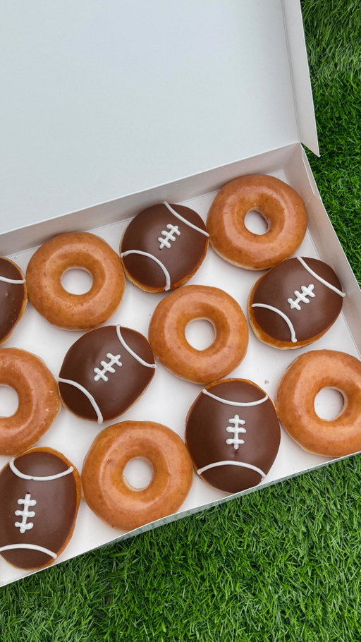 Go for TWO! Kick off football season with a $2 Original Glazed Dozen when you buy any dozen, available 9/6–9/7. It’s the sweetest play of the season, so don’t fumble it! 🏈🍩

BOGO $2 Offer valid 9/6/25 - 9/7/25 only at participating Krispy Kreme shops. See full terms at www.krispykreme.com/promos/football
