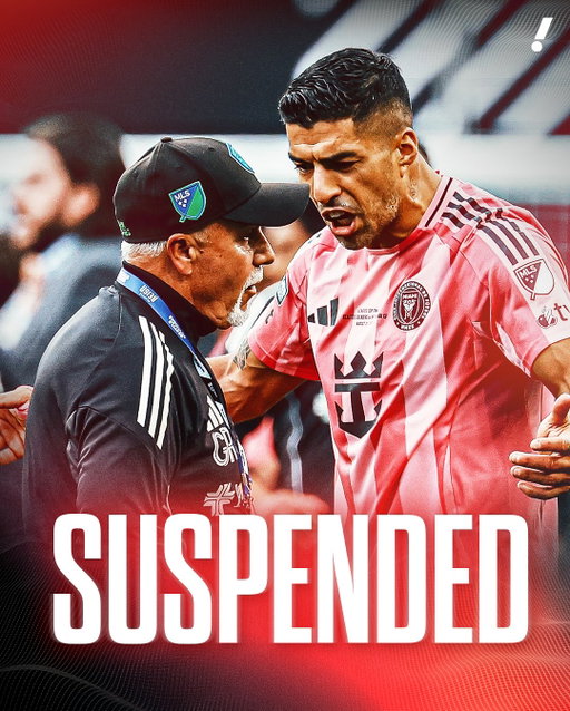 The Leagues Cup Commission announced a 6-game suspension for Luis Suarez to be served in next season's competition for his post-match incident in which he spit on a member of the Seattle Sounders coaching staff.