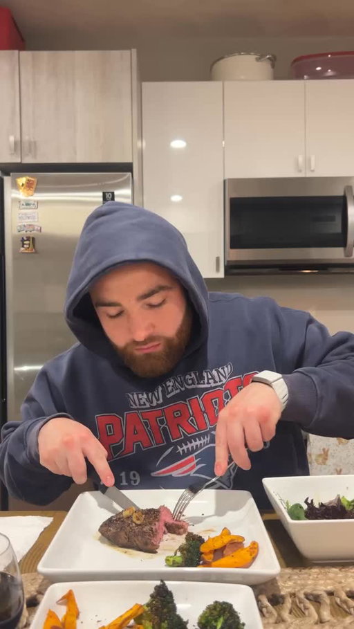 Not sure what is worse… 

The fork scraping or the hoodie and slurping…