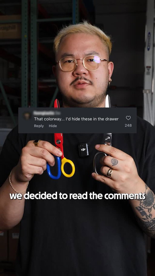 Let us know what you think in the comments.

*Rainbow, Bumblebee, Sky, and Rocket Ship are not the official names of the Chroma Scissors.