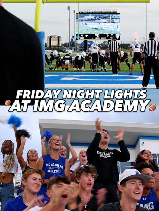 The lights are always brighter on Friday nights‼️🏈

Join Ana and Cade as they show you what a typical Friday night looks like at IMG Academy!