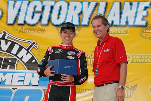 10 years ago I walked across the stage at @wwtraceway & received my high school diploma while racing in the #NASCAR truck series🎓 … and tomorrow I get to roll back in here to race in the @nascarxfinityonthecw! 🏁 Full circle moment 🙌