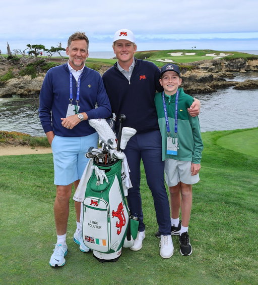 On the eve of the 50th @thewalkercup we are so incredibly proud of the journey to this point. 
@lukepoults24 you inspire us all with your work ethics and devotion to be yourself and following your Dreams. 
The journey isn’t supposed to be easy and hasn’t been, but you’ve battled through adversity and overcome some testing times.
Looking back it’s all been worth it. We will watch with pride this weekend and wish you and the whole GB&I Team the very best of luck in trying to become only the third ever GB&I Team to win on away soil.
Cypress Point is one very special place to play golf. And getting your first hole in one yesterday was magical. 
Being a dad and husband and watching and sharing this with loved ones and friends makes your mum and I so happy. 
Here’s to a special weekend.

Photo Cred 📸 @davidcannongolfphoto 

#walkercup #cypresspoint #golf #poulter #gb&i #proud