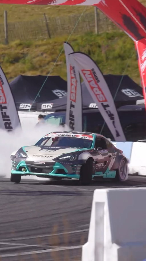 1st practice session done, headed into quali 🌪️ wish me luck 💙🩵 @driftspain