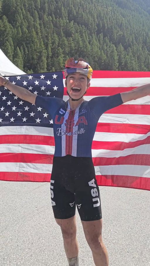 🌈🇺🇸 KATE COURTNEY 🇺🇸🌈

Impressive display of power from the American to win the UCI Women Elite Cross-country Marathon World Champion title. 💪

#Valais2025