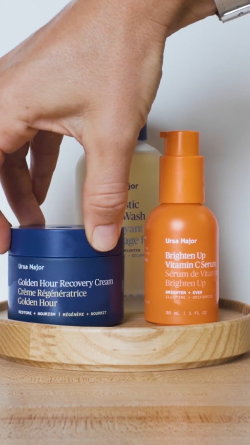 It's like an "easy button" for your fall skincare.

When life gets busy, you need a simple system that just works. This trio has you covered with all the benefits, no guesswork required:

🌅 Golden Hour Recovery Cream: Deeply calming hydration for full-faced replenishment.

🌊 Fantastic Face Wash: A satisfyingly foamy cleanser for super clean and balanced skin.

🍊 Brighten Up Vitamin C Serum: A powerhouse formula to help fade sun spots and bring on brightness.