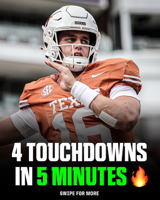 ARCH MANNING IS GOING OFF 🔥

Four touchdowns in roughly five minutes 😱