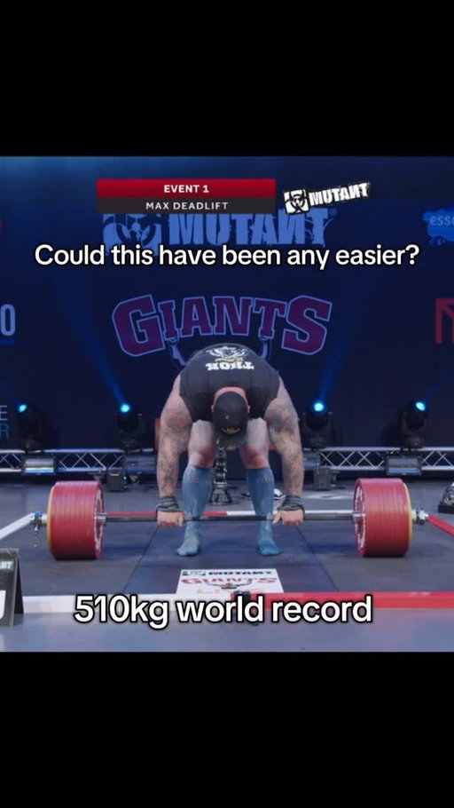 This is insane @thorbjornsson 

#Deadlift #gymmotivation #gymtok #fitness #worldrecord
