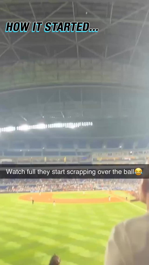 All angles of the Phillies home run ball drama 👀 
##PhilidelphiaPhillies #HarrisonBader #MLB