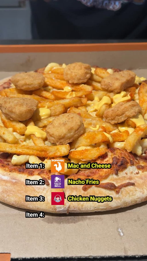 Build the Ultimate Fast Food Pizza