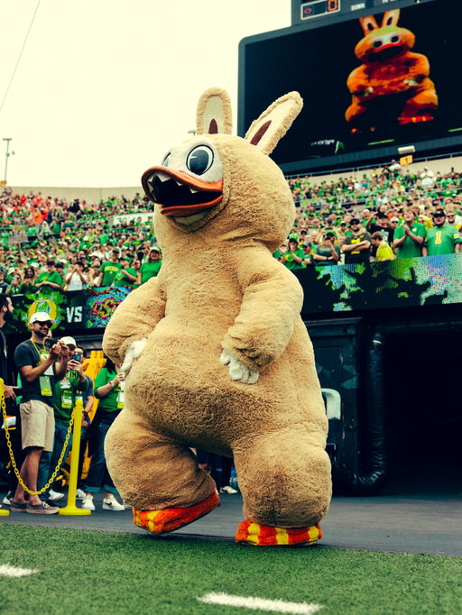 The Duck? Nope - Labubu. #GoDucks