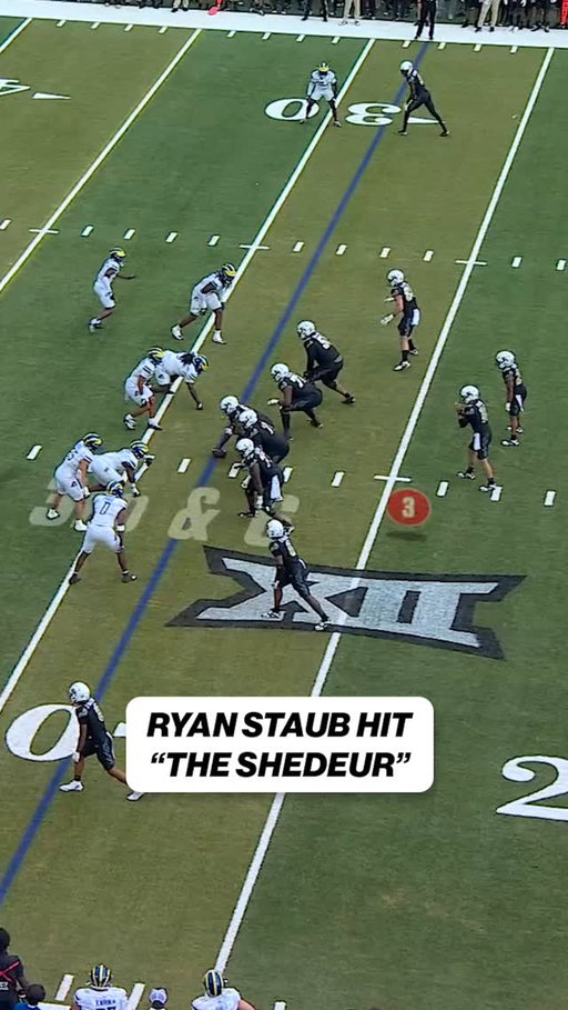 Ryan Staub hit “The Shedeur” after a deep TD pass 🔥⌚