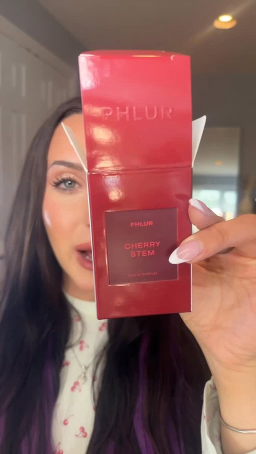 Cherry Stem is here 🍒 Phlur finally dropped a cherry scent- and it is everything!
🍒 notes: black cherry, Red Freesia, Plum Nectar, Ebony Woods
Such a sophisticated, rich cherry that makes me feel empowered and feminine! 

@phlur 
#phlurpartner #phlur #phlufragrances #phlurfragrance #cherrystem