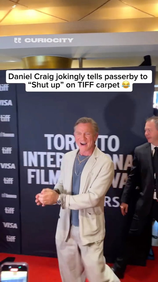 Daniel Craig can tell me to shut up any time 🤝🔥

#tiff #tiff50 #danielcraig