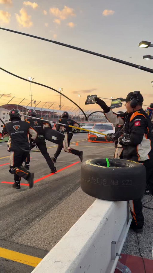 First off pit road!