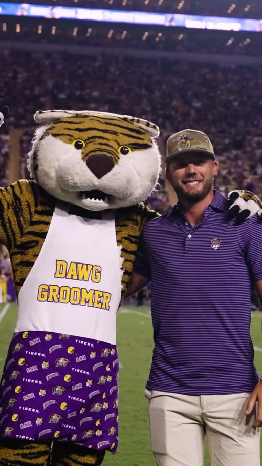 Sam Burns + Tiger Stadium = Electric