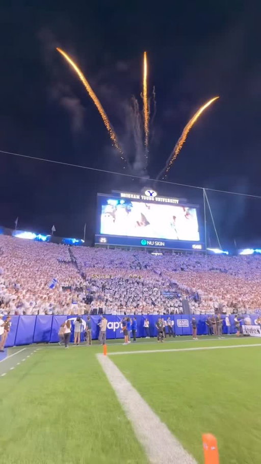 Have you ever seen a student section so beautiful?