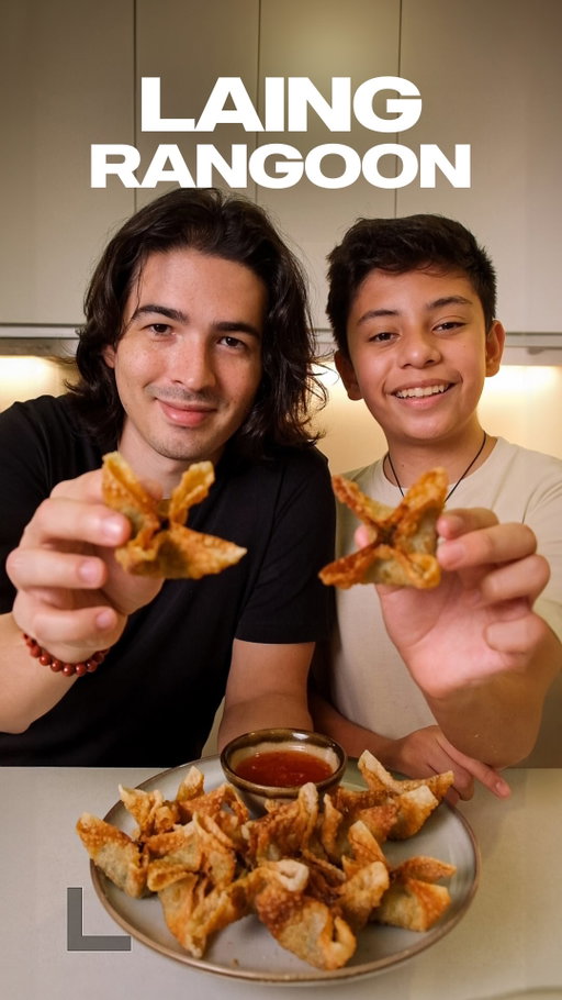 Laing Rangoon 🥟✨ We’re taking the classic Chinese-American rangoon and gave it a Filipino twist with coconutty Bicol-style laing inside. The result? Crunchy on the outside, rich and savory on the inside. Familiar yet totally new.

This one’s extra special because we’re cooking it with @kasen.eats 🙌 Fun fact: Laing happens to be his favorite Filipino dish.

Filipino flavors wrapped up in a snackable, golden bite. Perfect for sharing… or keeping all to yourself. 😉

Tag someone you’d split these with 👇