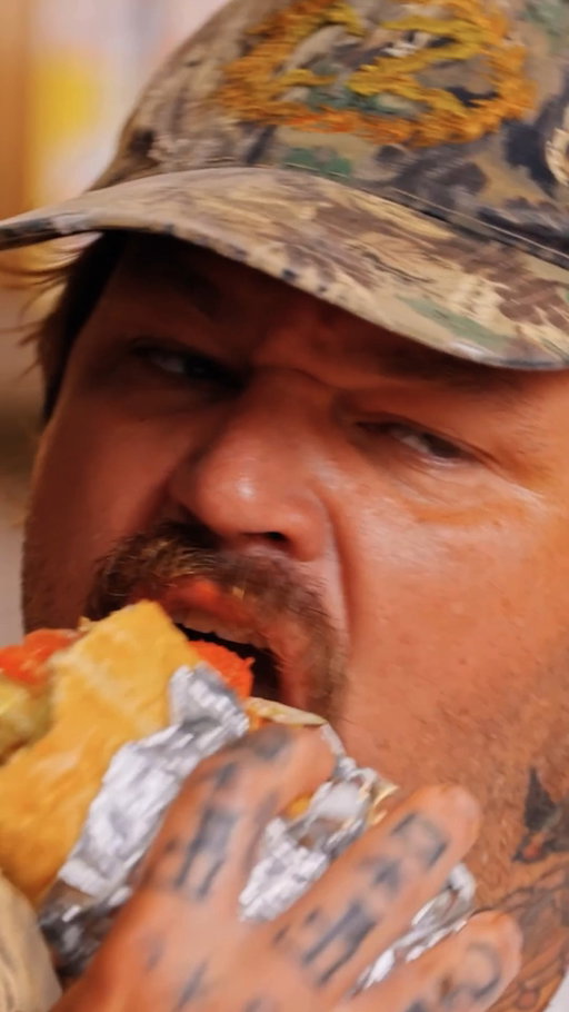 THIS ONE’S FOR BUFFALO THIS ONE’S FOR BILLS MAFIA THIS IS THE STINGER! THREE FOR ONE FOR YOU! IF YOU LIKE A BUFFALO CHICKEN FINGER SUB A CHOPPED CHEESE IF YOU LIKE A CHEESESTEAK YOU’LL CREAM FOR A STINGER! EVERYBODY SAY THANK YOU BUFFALO!