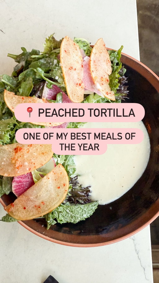 📣 One of the best meals of the year 📣

Admittedly, it’s been a hot minute since I’ve dined at @peachedtortilla. They have a killer #AustinRestaurantWeeks menu and if you don’t make a reservation now, you’ll really regret it. Many of their @austinrestaurantweeks menu items are only available for the occasion and are worth checking out before September 14th!

I went with my boo so we both partook in the #ARW2025 menus and got one of everything and shared. We absolutely loved every course:
Course ☝🏽
🧆 Kimchi Arancini - once you pop, you can’t stop
🥗 Asian Pear Miso Salad - soooo savory and fresh

Course ✌🏽
🍚 Char Kway Teow - one of the best noodle dishes ever! So much umami! Loved the shrimp and squid!
🍜 Soy Glazed Chicken - how was this chicken so dang good! And the broccoli!

Course 🤟🏽
🍦 Asian Movie Night - popcorn ice cream with a fish sauce caramel drizzled on top - 👌🏽
🍌 Banana Nutella Spring Rolls - always solid. Not mushy!

Thanks for having us out @peachedtortilla! You’ll see us again for sure - soon!
-
-
-
#eatdrinkgive #dineforgood #atxfood #austintx #centraltexasfoodbank #datenight #austinfoodblogger #keepaustineatin