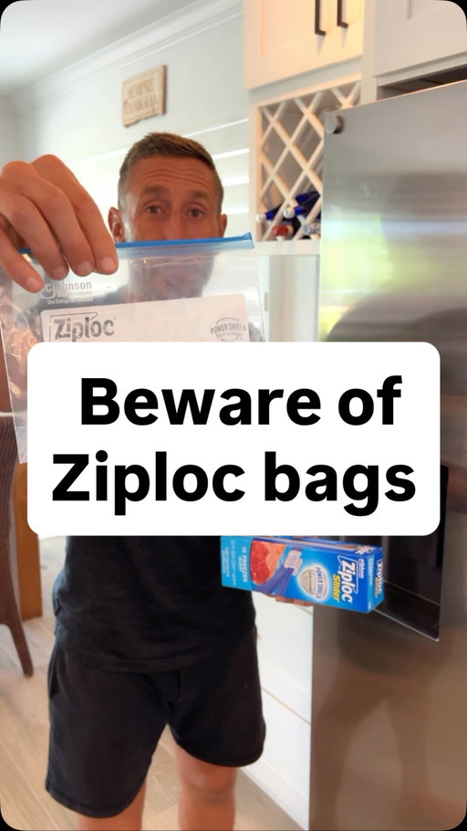 Ziploc bags are NOT safe…

The dangers of BPAs and PFAs are well documented. Several studies have also shown how these chemicals can be absorbed through the skin (PMID: 35608037, 38446676, 32476019, 30848227, 33313651, 36917694)…

I strongly believe limiting your exposure to these chemicals will improve your quality of life…

Replace plastic with glass and you will thrive…

Welcome to #theremembering 🏹