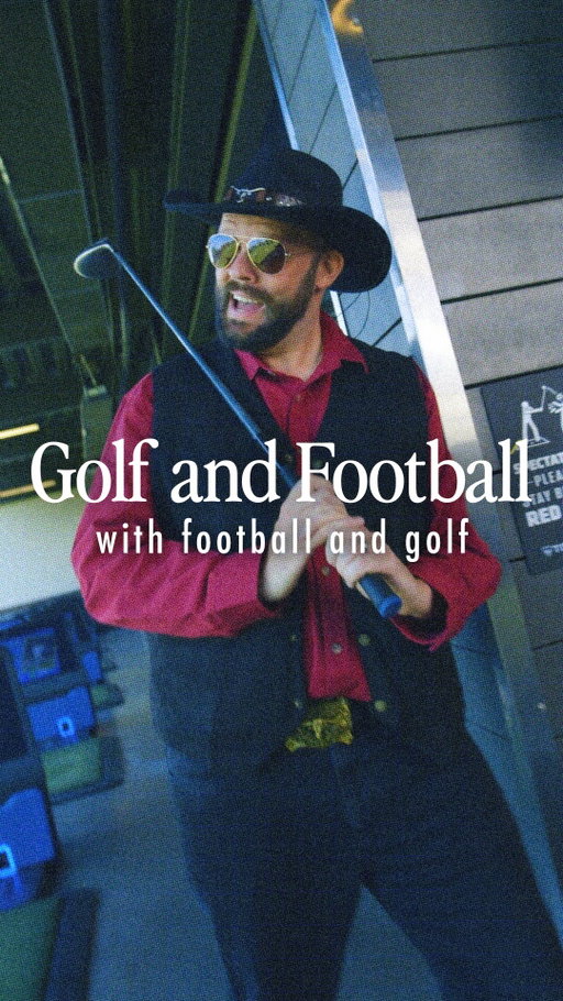 It’s @topgolf and it’s football and it’s football and it’s @topgolf #TopgolfPartner